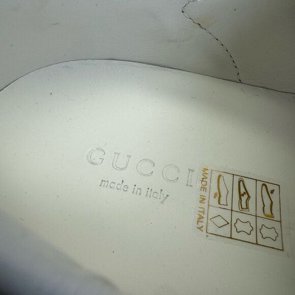 Gucci Women’s Series Gg Embossed Low Sneakers New 38.5 - Picture 7 of 12